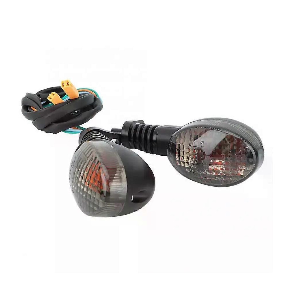 (Smoke ) 2Pcs Motorcycle Modification Turn Signal Lamp Indicator For Para 250 Ex250 2008-2012 Klx 250Sf Black/Light 9013291373815