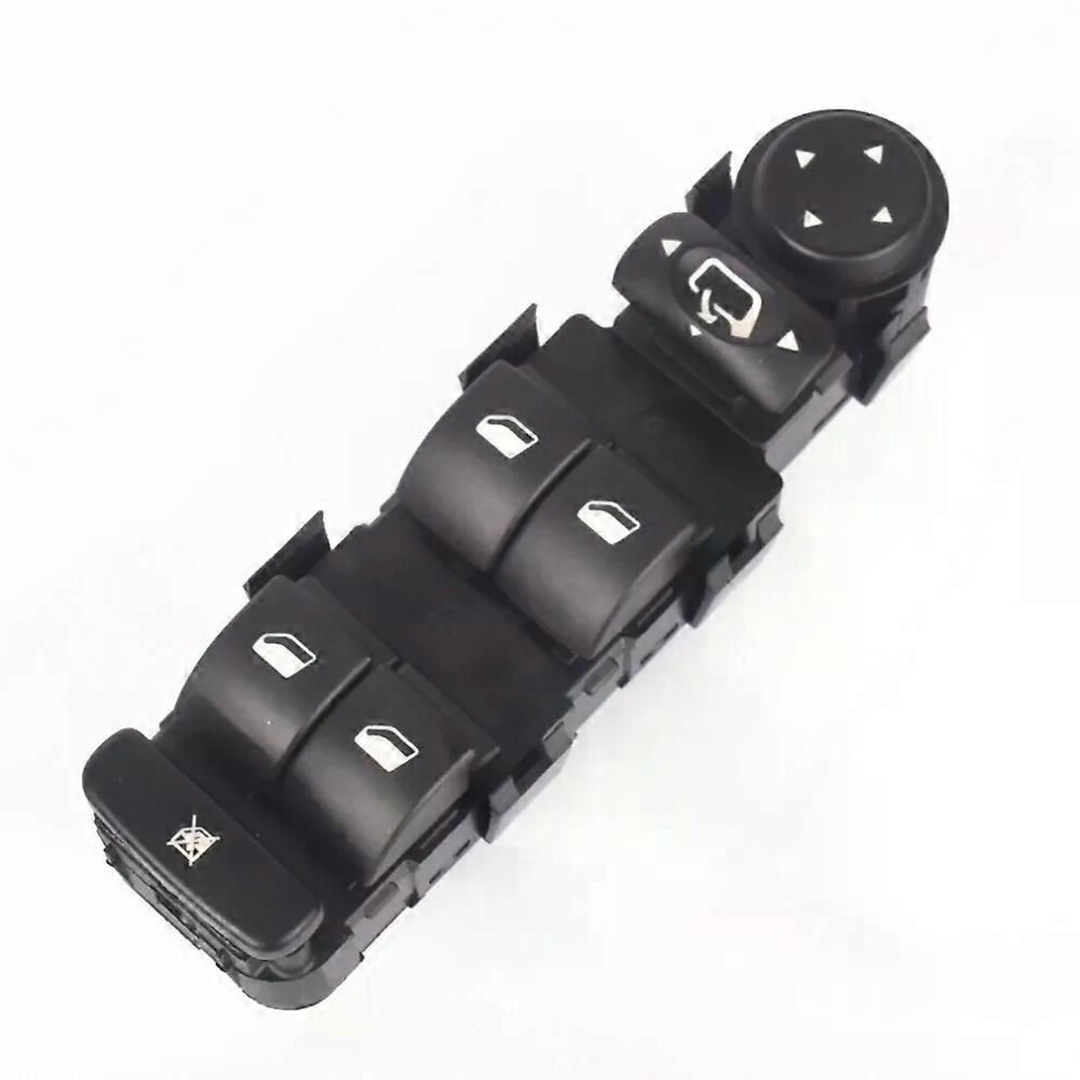(B) Electric Window Master Mirror Switch Panel 9 Pins For Citroen C4 2004-2010 6554Ha 6554Ha Black 9013291377110