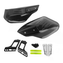 (svart) Motorcykel komplett set HandGuard handskydd styrskydd skyddande handskalskydd