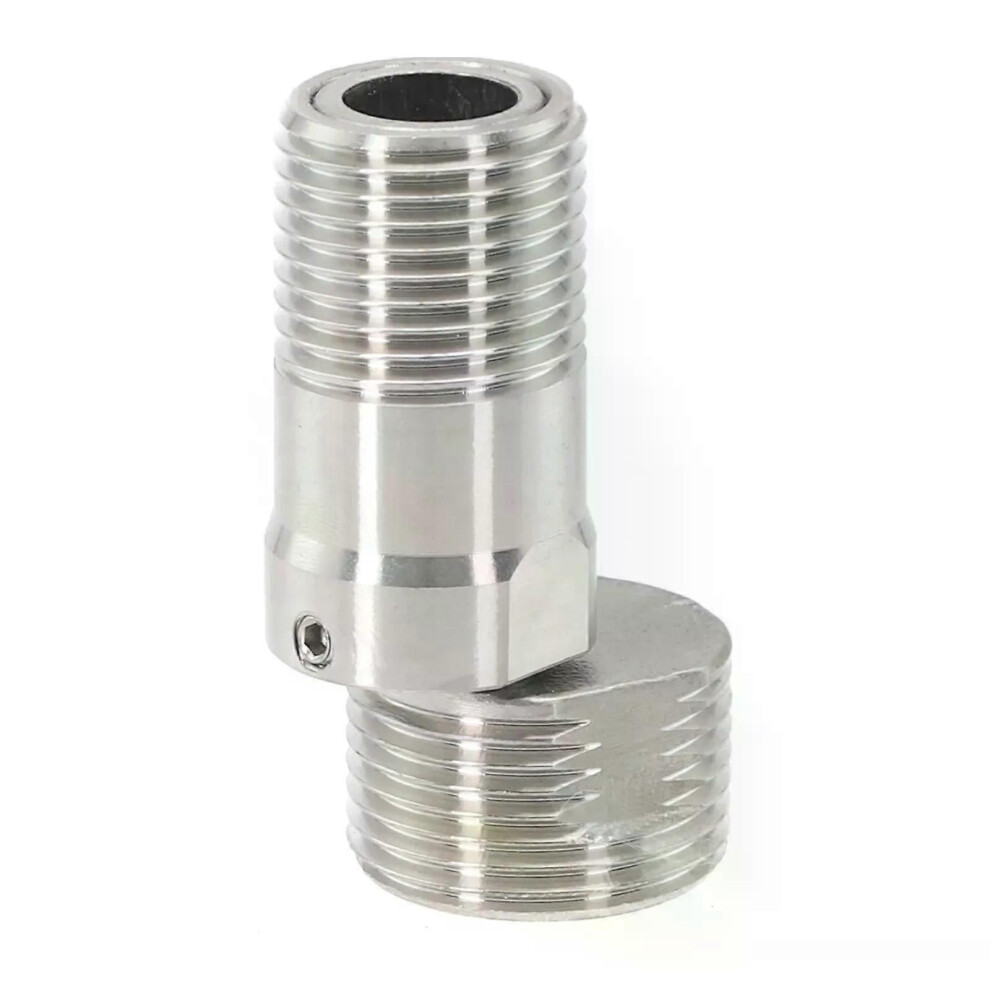 (Long Style) 360Degree Adjustable Faucet Angled Curved Foot Eccentric Screw Corner Tapadapter Shower Extension Corner 9013291385733