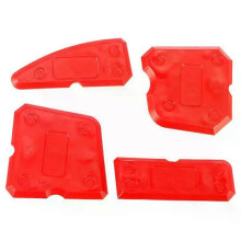 (C) 4pcs Window Door Silicone Sealant Spreader Spatula Cement Scraper Caulk Removal Tool Sealant Grout Remover