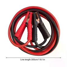 (3 meter) 3/4 meter 1500A bilbatteri startkabel för startkabel, startkabelklämmor, nödstartkabel