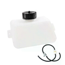(Interrupteur de réservoir) Réservoir d'essence en plastique pour mini-moto 2 temps 47cc 49cc, filtre