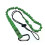 (Green) Thicken Tool Lanyard Rope Working AntiFalling Safety Rope Tool Tether Lanyard 1
