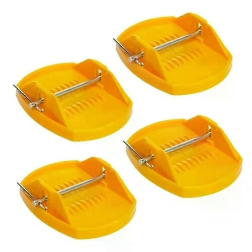 (Yellow) Leg Support Pads For Secure Ground Placement Prevent Ground Sinking 2