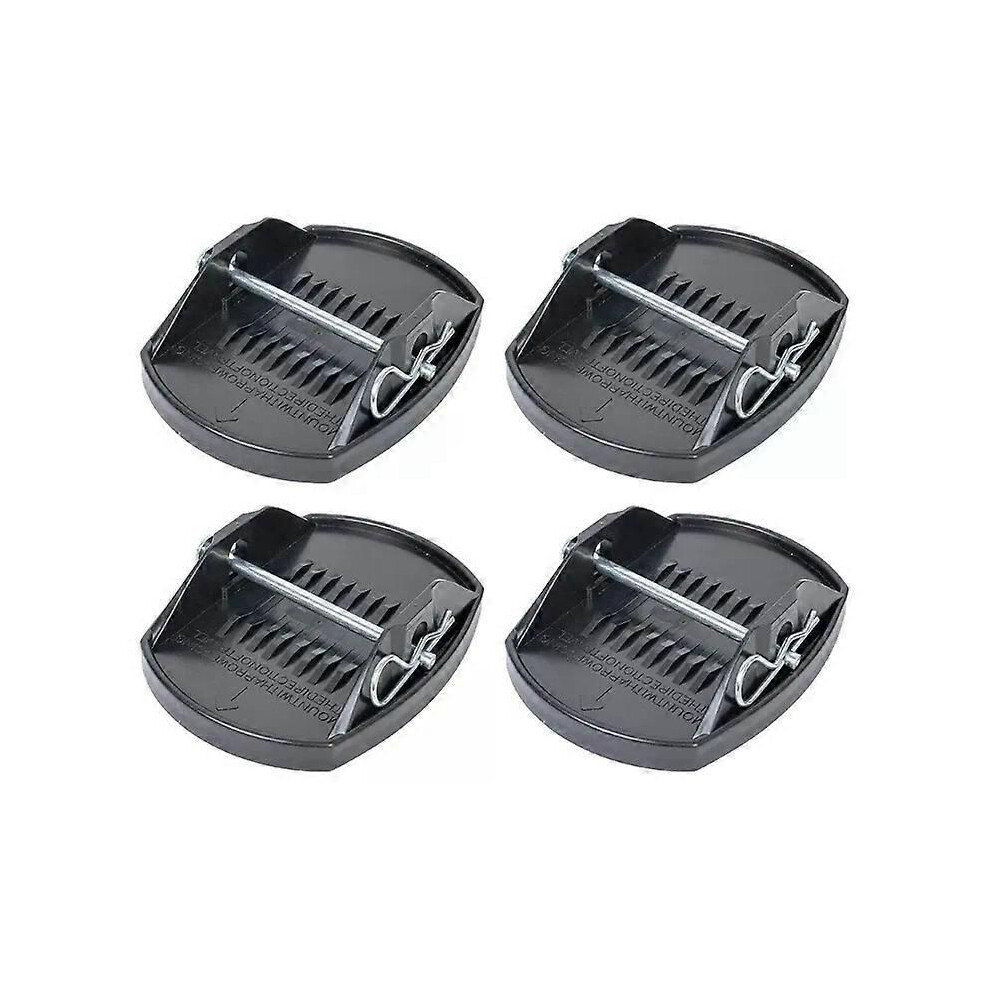 (Black) Leg Support Pads For Secure Ground Placement Prevent Ground Sinking Black 9013291389465