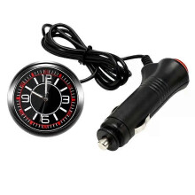 Reloj de salpicadero de coche (encendedor de cigarrillos) Reloj luminoso universal para coche con espejo