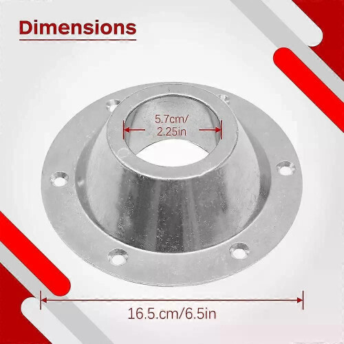 (Silver) RV Table Base With Screws RV Table Mount Frame High Strength Floor Mounting Base Campervan Accessories