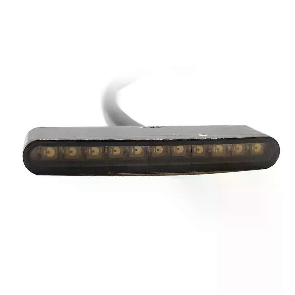 ( Shell) Motorcycle Rear Brake Mini 12V 11Led Tail Stop Lamp For Dirt Bike Motorbike License Plate Black/Light 9013291400238