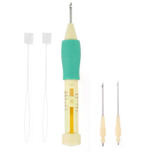 (A2) Embroidery Needle Punch With 3 Sizes Needle Pen Kit Tool For DIY Craft