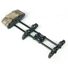 Carcaj de tiro con arco (camuflaje) con capacidad para 5 flechas, ideal para la caza y el tiro con arco.