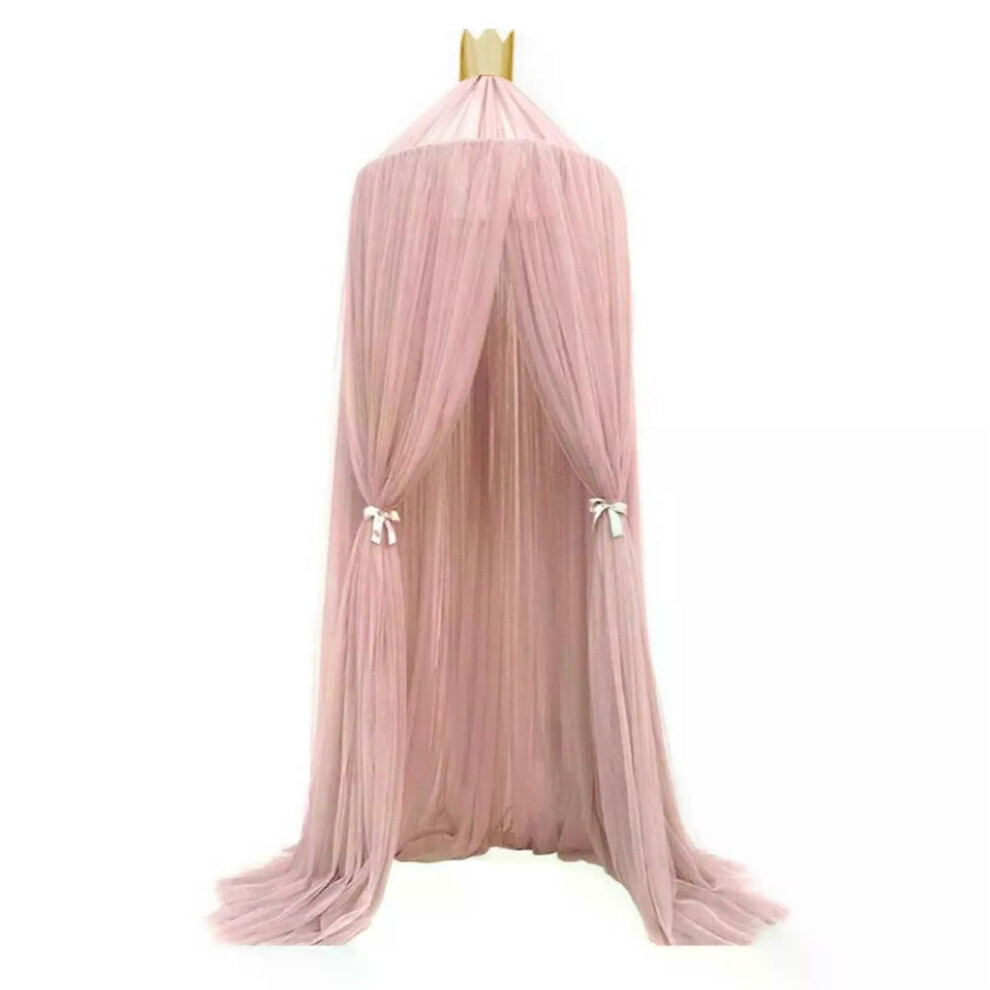 (Pink) Bed Mosquito Mesh Net Mosquito Netting Elegant Bed Net Tent Fly Insect Repellent Protection Children