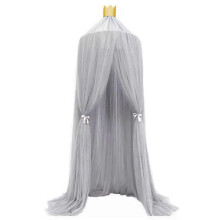 (GRAY) Bed Mosquito Mesh Net Mosquito Netting Elegant Bed Net Tent Fly Insect Repellent Protection Children