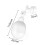 (small ball) White Float Ball Valve Accessories Automatic Ball Control Valve Water Floating For Aquarium Plastic 4