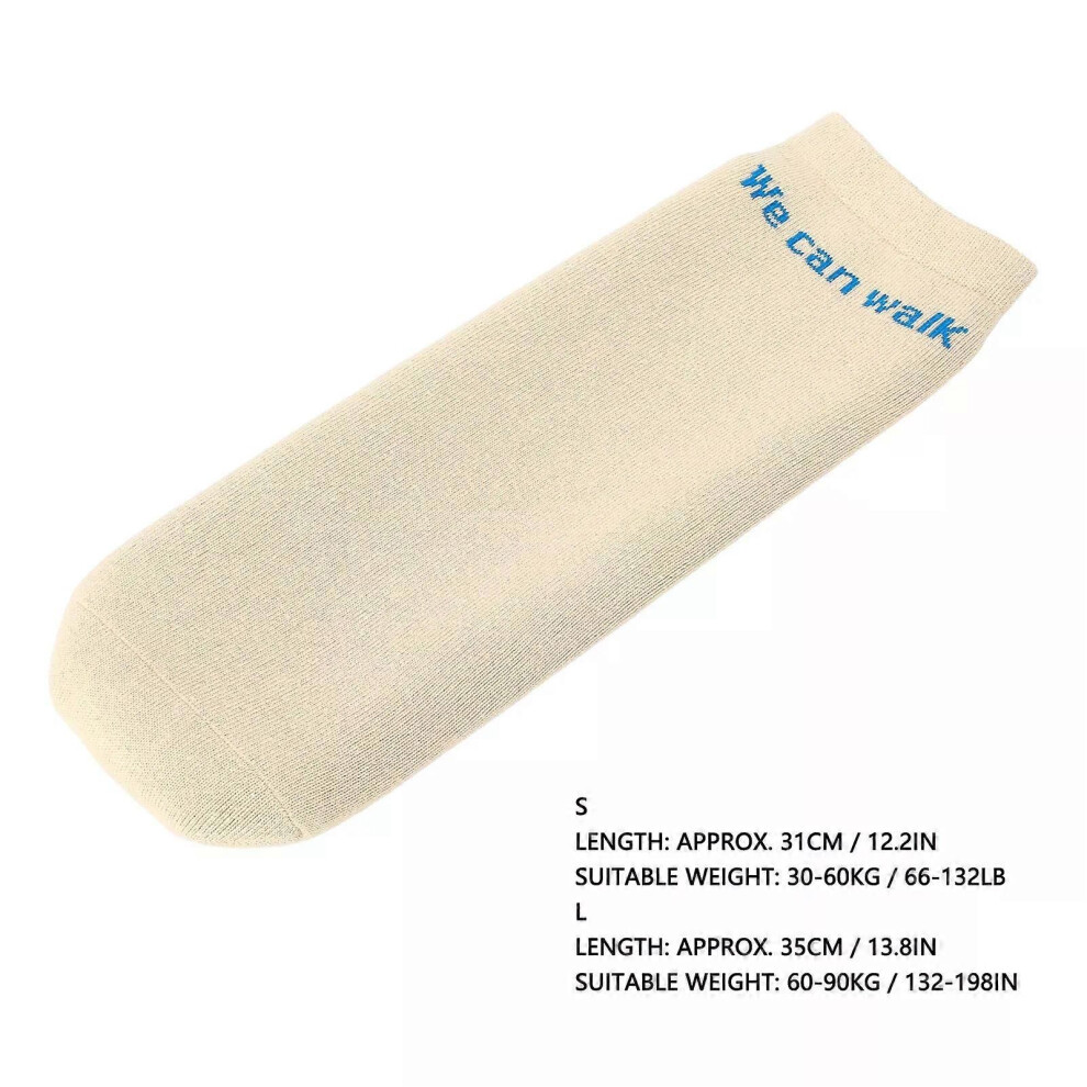 (Large) Amputee Socks Stump Shrinker Prosthetic Stump Shrinker Below Knee High Elasticity Thickened Gel Prosthetic