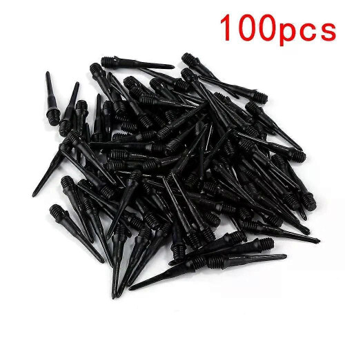 (100PCS) 100PCS High Precision Electronic Dart Plastic Professional Dart Durable Soft Tip Points Needle Replacement