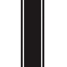 (black) Car Hood Stripe Sticker Universal Auto Racing Stripes Body Side Vinyl Modified Stripe Decal Decoration
