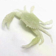 (Luminous) 125mm 3D Crab Soft Lure Sea Fishing Equipment-Artificial PVC Crab Bait-Trap Luminous Lures For Boat
