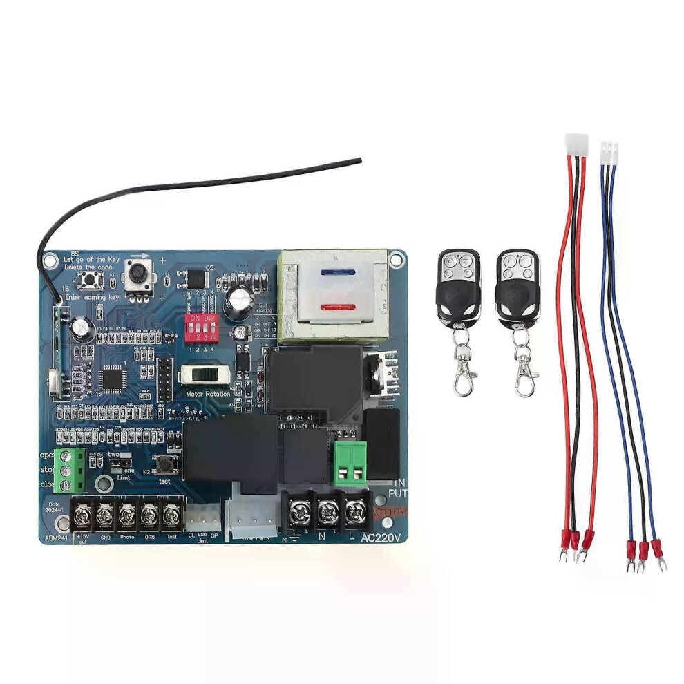 (220V) Electric Door Control Board Sensitive Sliding Gate Motor Main Electronic Control Board For Replacement 9013291397064