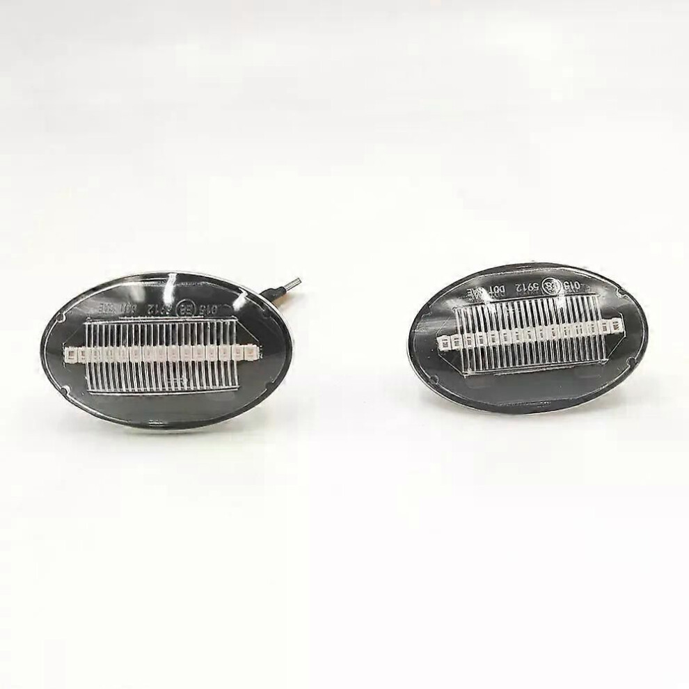(Clear Shell) 1 Pair For Ford Fiesta Iii Iv Mk3 Mk4 Ka Mondeo I Mk1 Transit Tourneo Mk6 Mk7 Flowing Turn Signal Led Light 9013291388093