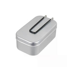 (Lunch-box) Outdoor Mini Kettle 300ML Ultra-light Aluminum Sealed Water Box Camping Portable Hiking Backpack Release