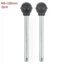 (8x160mm) 2pcs Weight Stack Pin Metal 8/10mm Ball Head Counterweight Positioning Fixing Pin Gym Heavy Pins Replacement
