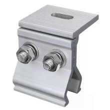 (1 pz) 1/4 pz Staffa di fissaggio per pannello solare Staffa di montaggio per pannelli con struttura