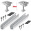 (A) Support de fixation en aluminium pour module de panneau solaire, rail de fixation trapézoïdal pour 1