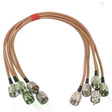 (8 pollici (20 cm))RG400 Doppio connettore UHF PL259 maschio a connettore maschio PL259 a crimpare RF