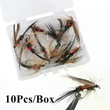 (10 unidades) 5/10/20 unidades de moscas artificiales para pesca con mosca, señuelos de superficie tipo
