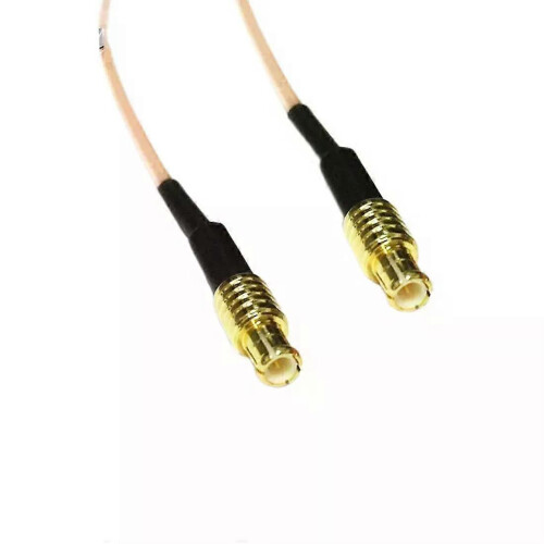 Cable para módem inalámbrico (15 cm) MCX macho a conector recto en ángulo recto, adaptador de cable 2