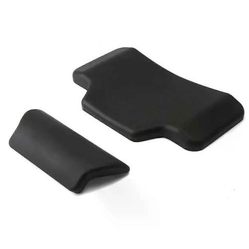 (Model B) 1 Set Motorcycle Passenger Backrest Back Pad Polyurethane Rear Luggage Tool Box Helmet Case Backrest 1