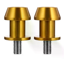 (Dorado 4x2,5 cm) 2 tornillos dorados para elevación trasera de motocicleta, soporte para brazo oscilante,