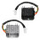 (Silver) Voltage Regulator Current Rectifier Motorcycle Voltage Stabilizer 4 Wires 4 Pins 12V For 150-250CC ATV 2