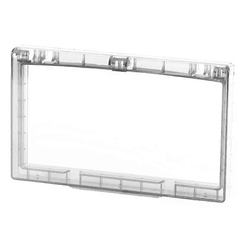 (negro) Cubierta protectora para interruptor de pared, enchufe tipo 86, caja de plástico impermeable, 2