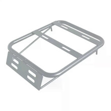 (WHITE) Generic Motorcycle Rear Luggage Rack Easy Installation Pannier Rack Support Extension Bracket Motorbike