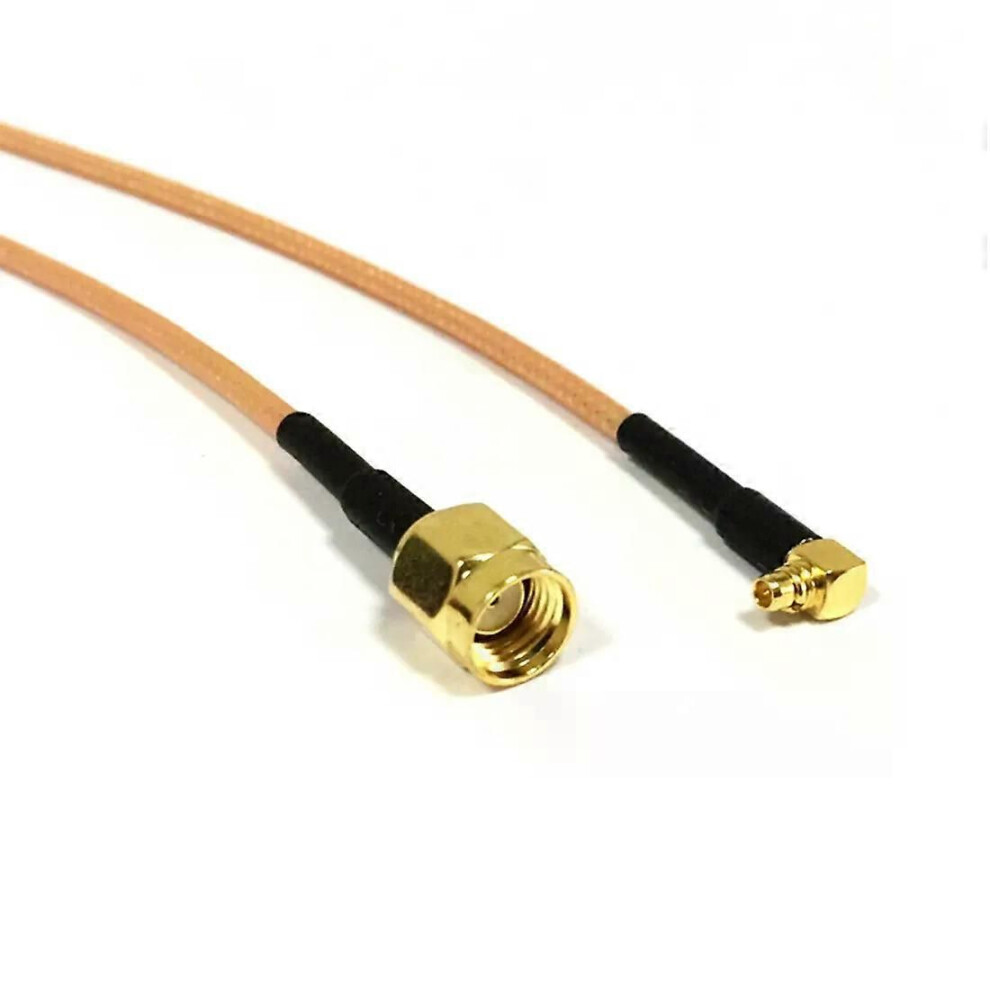 (15Cm) Wireless Modem Extension Sma Male/ Rp Plug To Mmcx Right Angle Connector Pigtail Cable Rg316 15Cm 50Cm 9013291404892