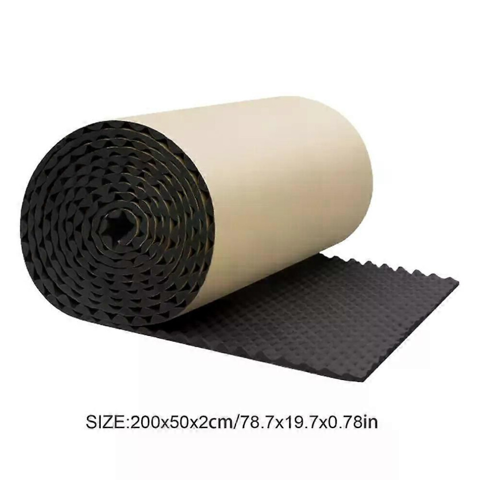 (2M) Sound Absorbing Panel Sound Pads Acoustic Panels Self Adhesive Acoustic Barrier For Car Studio Waterproof 9013291417113