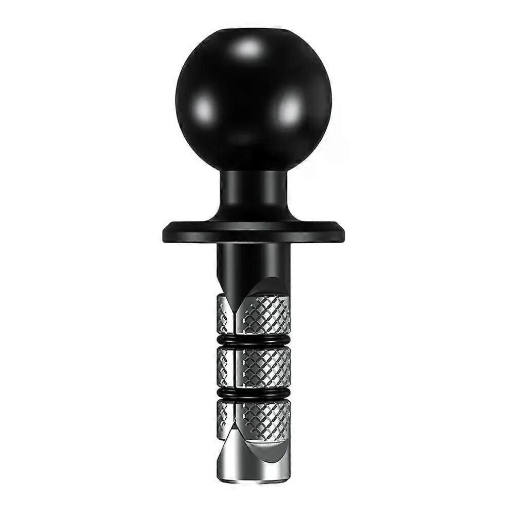 (25Mm) Motorcycle Bike Mount Ball Mount Adapter 17Mm 25Mm Front Fork Bar Ball Head Fork Stem Base Anti-Theft Black 9013291409217