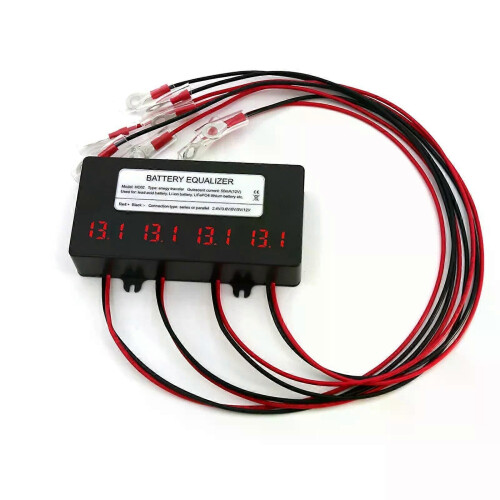 (24V HC01 LED Display) Battery Equalizer HC02 Batteries Regulators 4S Active Connect Solar System Charge Controller Voltage 1