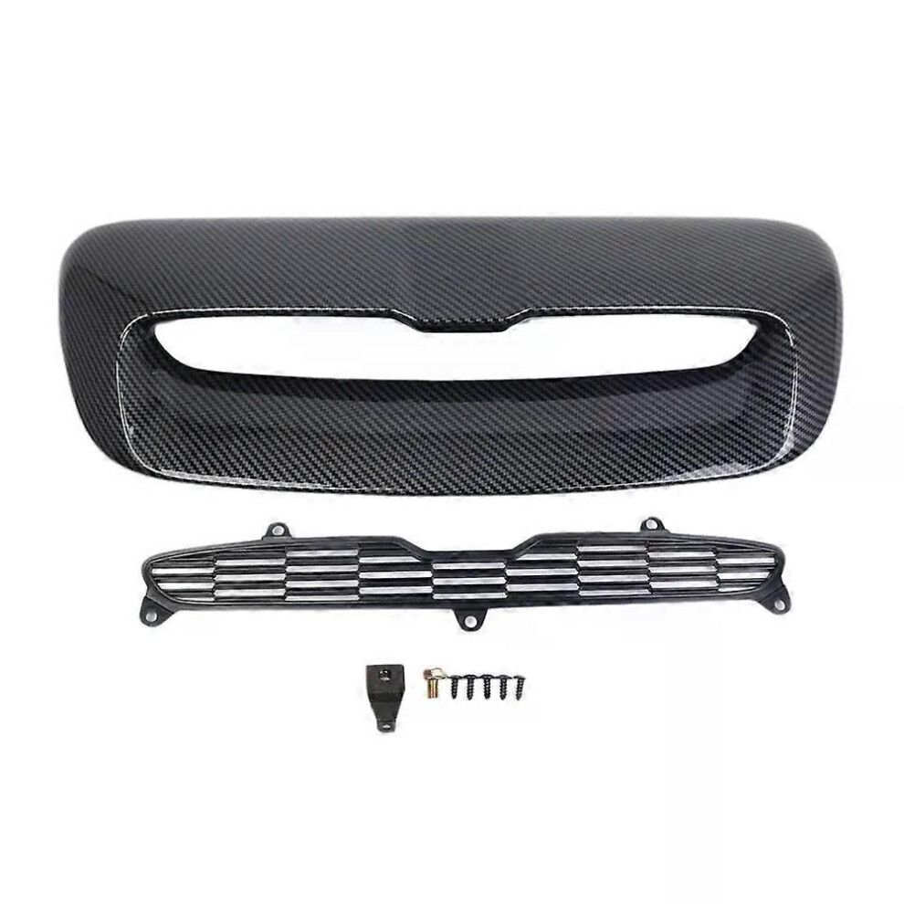 (Carbon Fiber ) Car Front Air Intake Vent Scoop Bonnet Air Vents Engine Hood Car Front Engine Hood For Bmw Mini Cooper Black 9013291426429