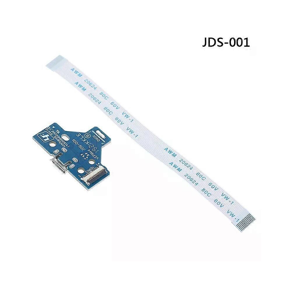 (A) 1Pc Usb Charging Port Socket Circuit Board For 12Pin Jds 011 030 040 055 14Pin 001 Connector For Ps4 9013291418622