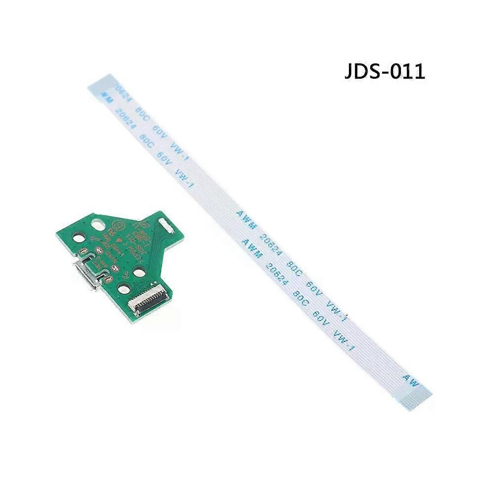 (B) 1Pc Usb Charging Port Socket Circuit Board For 12Pin Jds 011 030 040 055 14Pin 001 Connector For Ps4 9013291418615