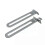 (B) Metal Sewing Machine Foot Multi-function Three Needle Five Wire Presser Foot Sewing Machine Accessories 1
