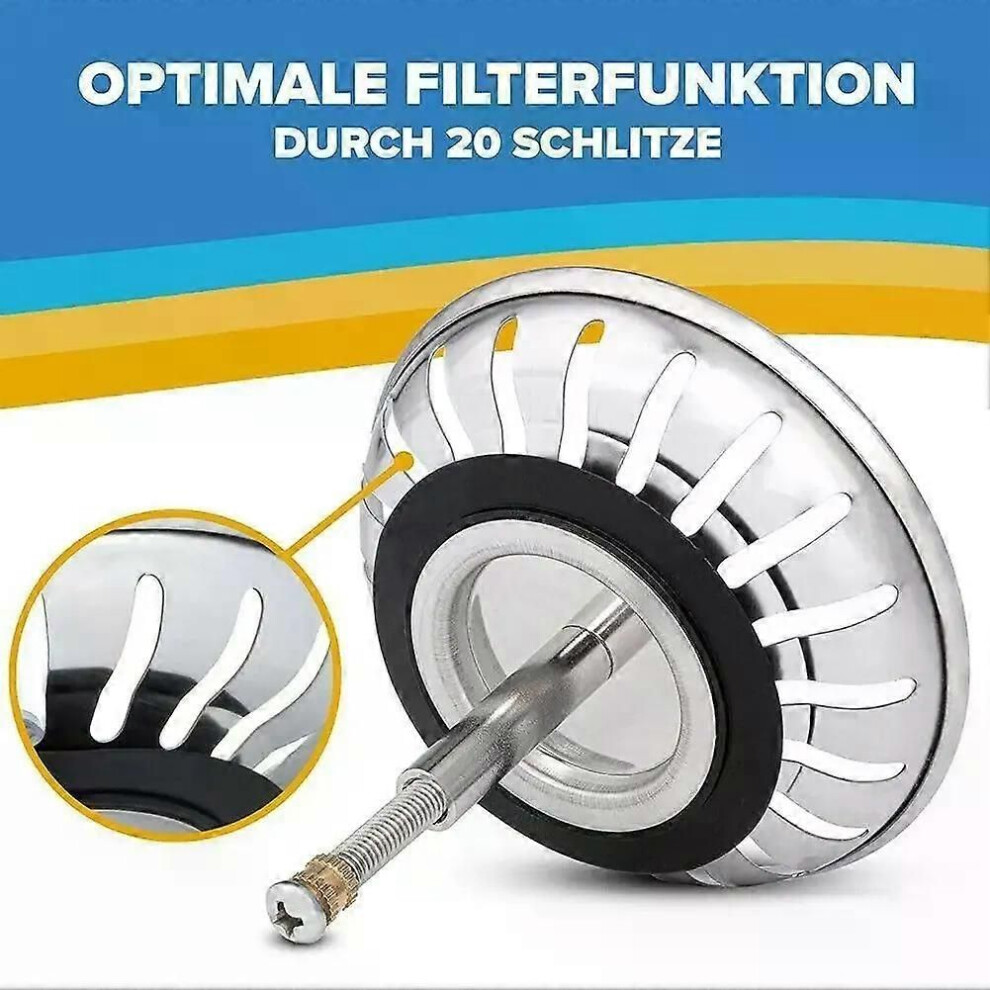 (B) 1Pcs Kitchen Sink Strainer Replacements Waste Drainer Plug For Blanco Washbasin Drain Filter Bathroom 9013291414242