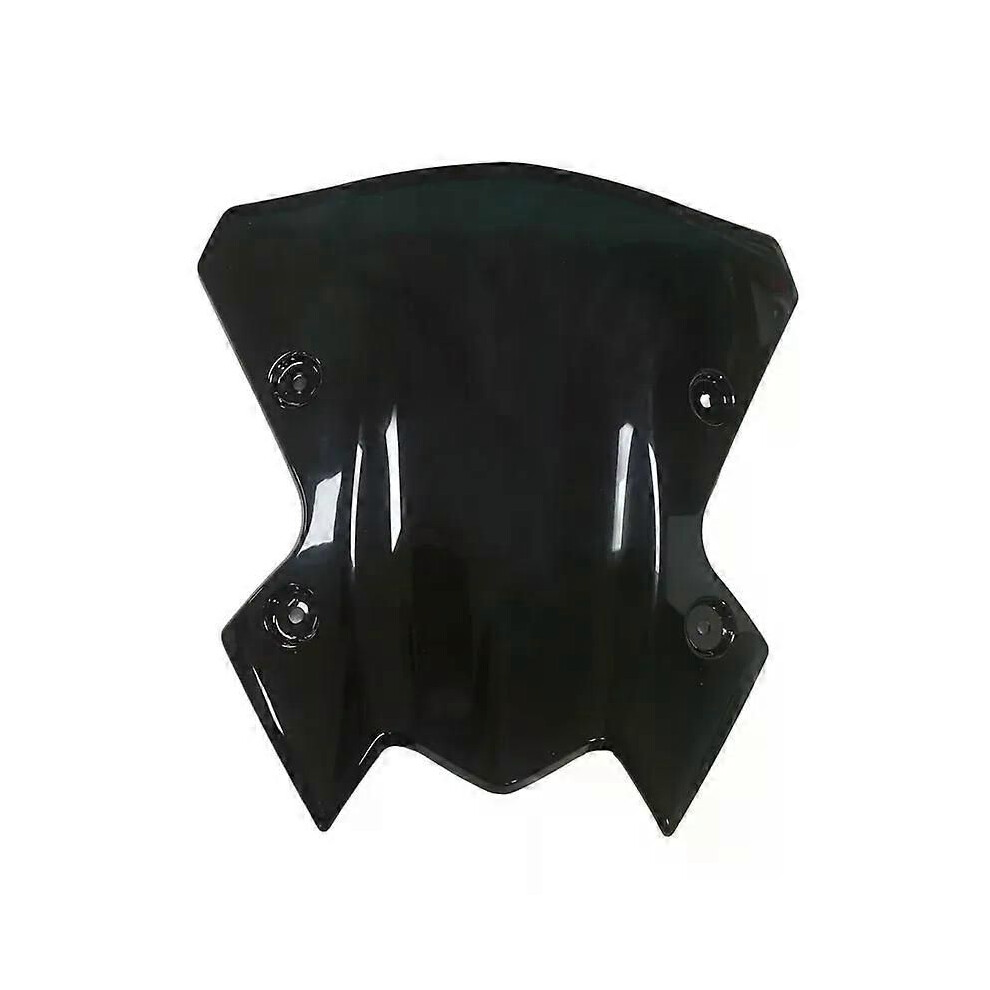 (Black) Motorcycle Windshield Windscreen For Kawasaki Z900 - Front Plastic Wind Shield Screen Deflectors Carbon Black 9013291418516