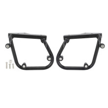 (Left) Motorcycles Saddlebag Support Rack 16mm Welded Iron Pipe Motorcycle Side Bag Mounts Bracket For Yamaha