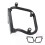 (Left) Motorcycles Saddlebag Support Rack 16mm Welded Iron Pipe Motorcycle Side Bag Mounts Bracket For Yamaha 2