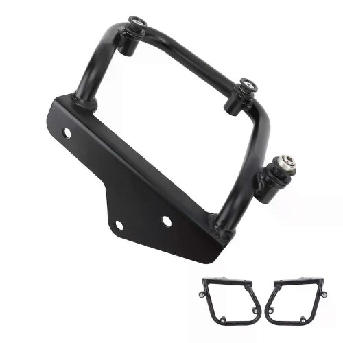 (Left) Motorcycles Saddlebag Support Rack 16mm Welded Iron Pipe Motorcycle Side Bag Mounts Bracket For Yamaha 2