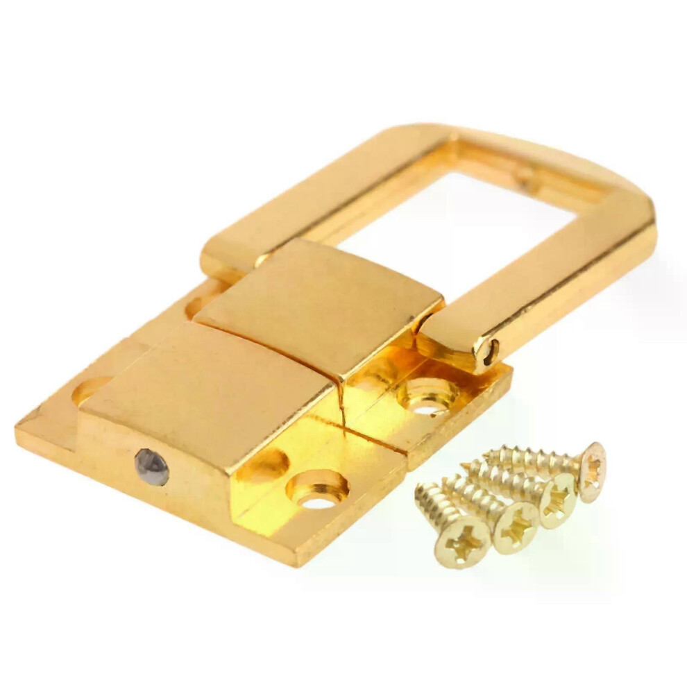 (Bronze) 30X24mm Antique Box Hasps Metal Lock Catch Latches For Jewelry Chest Box Suitcase Buckle Clasp Vintage 9013291411357